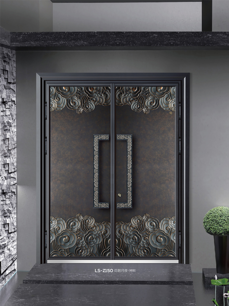 太阳集团精雕铸铝门，太阳集团整屋门窗，太阳集团入户门