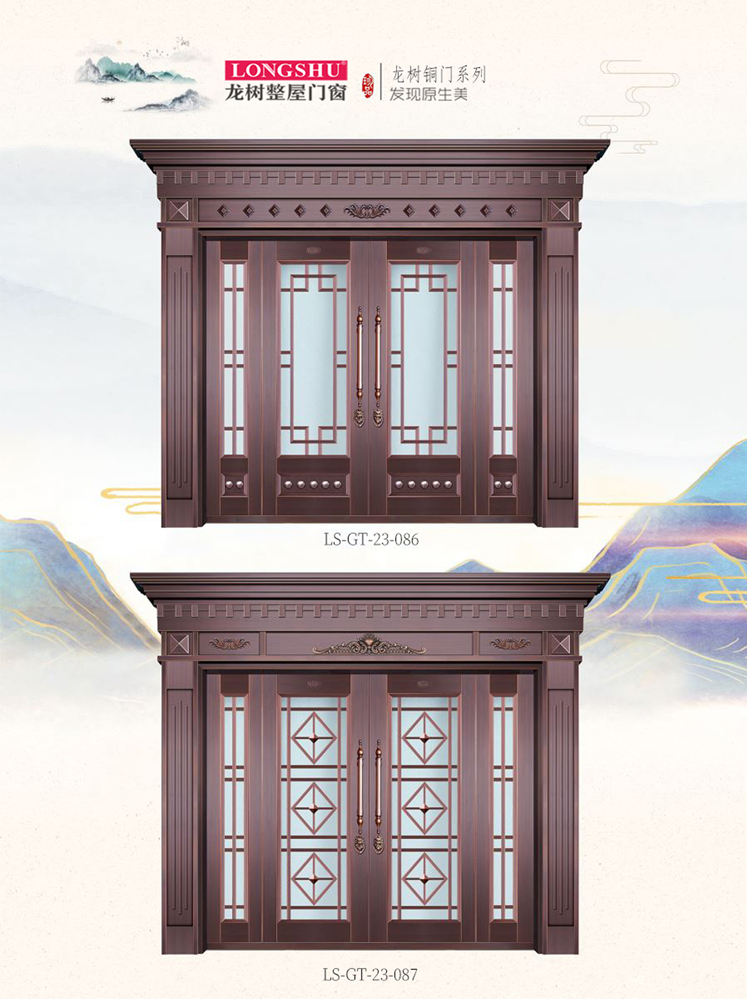 太阳集团艺术铜门，太阳集团整屋门窗，太阳集团纯铜门